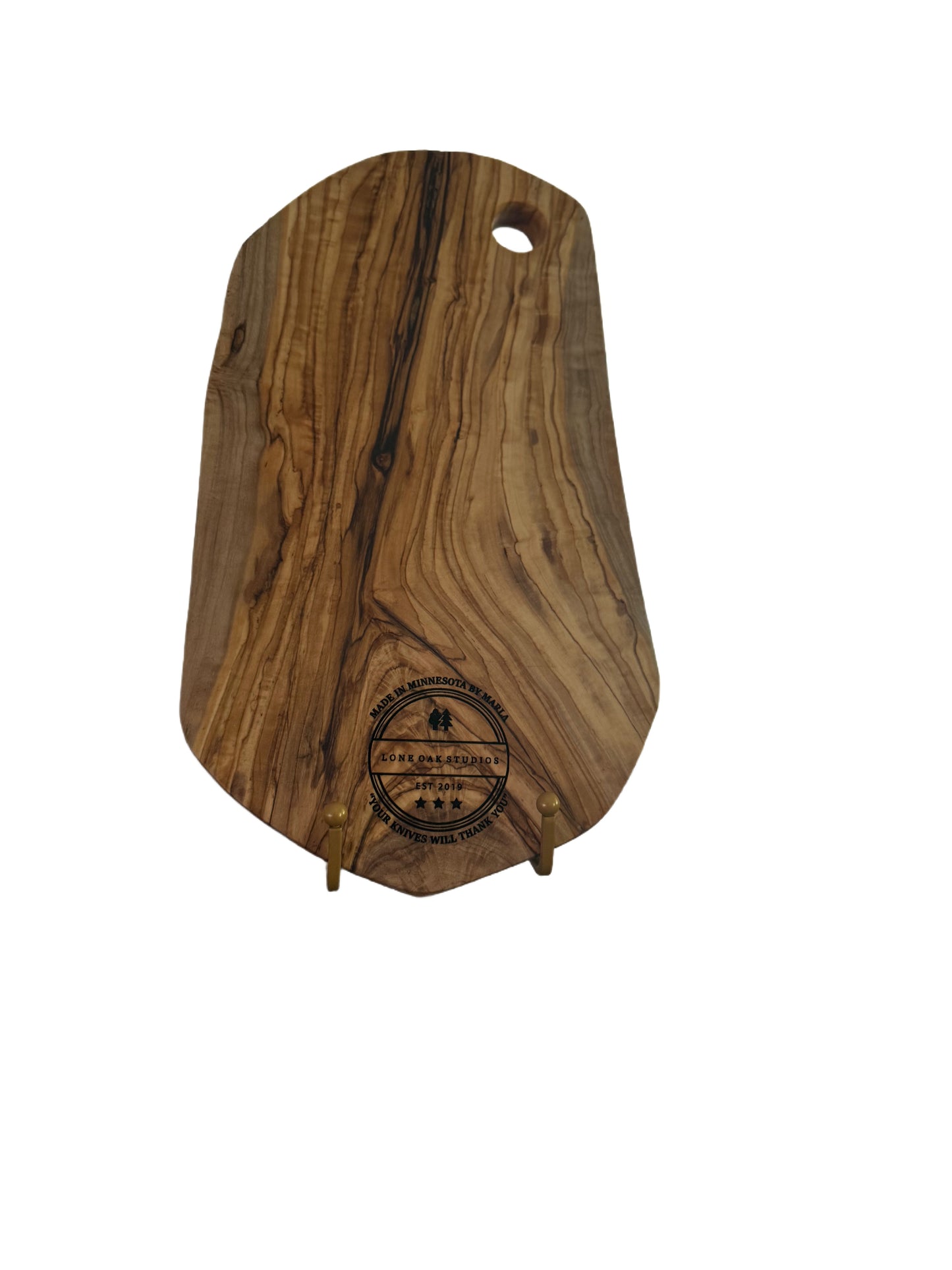 Olive Wood Cutting/Serving Board with Engraving