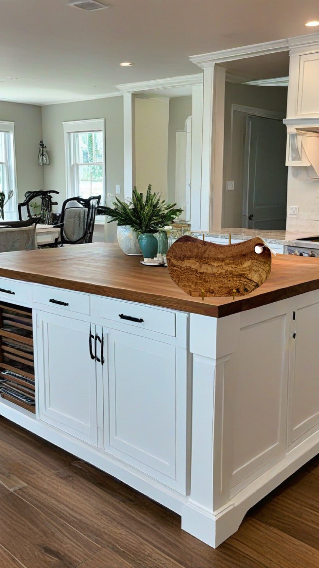 Olive Wood Live Edge Cutting and Serving board