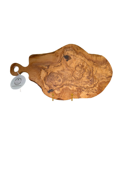 Olive Wood Live Edge Cutting and Serving Board