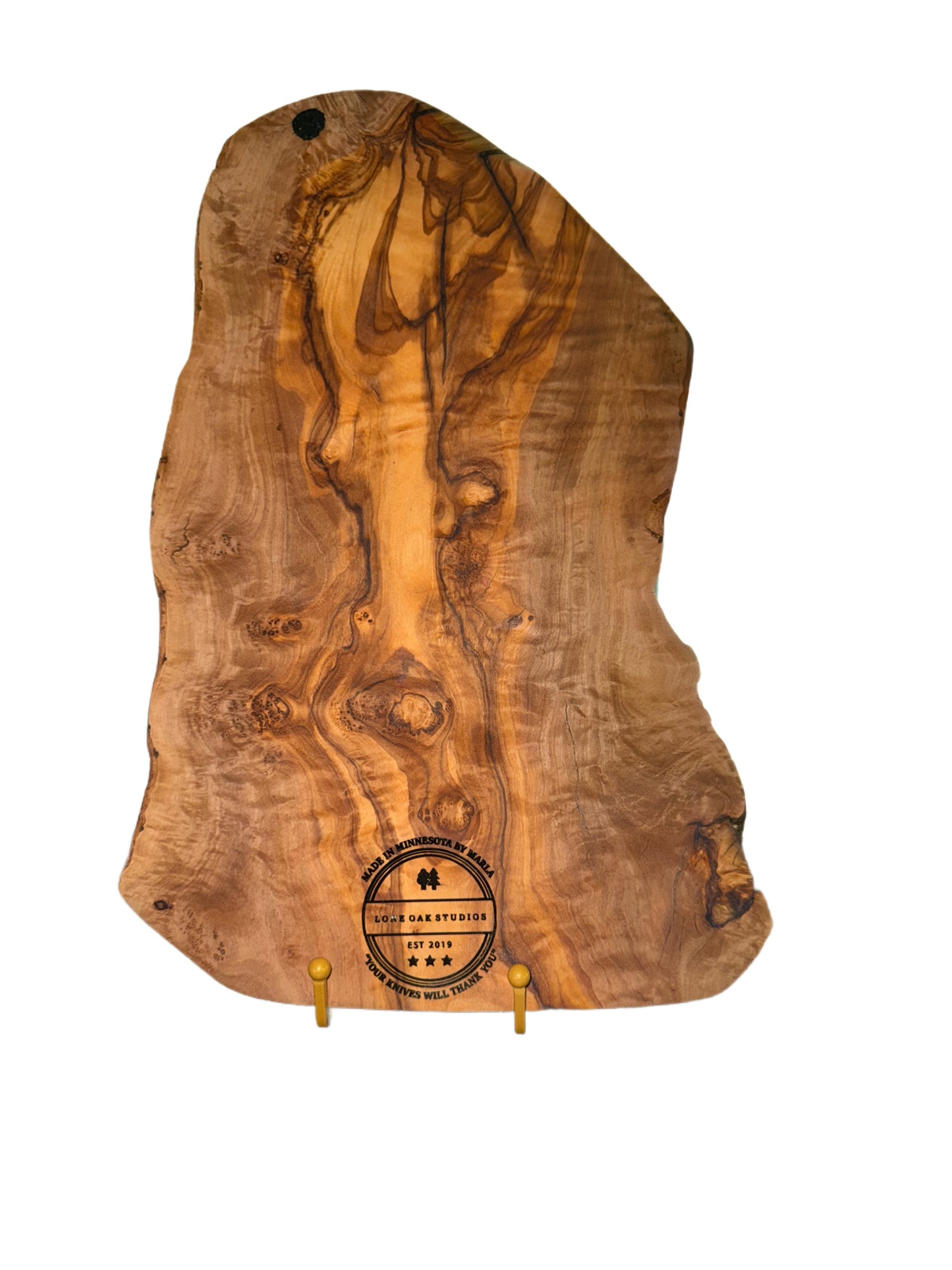 Olive Wood Cutting/Serving Board Engraved