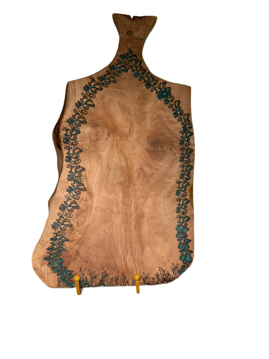 Olive Wood Paddle Board Cutting/Serving Board Engraved