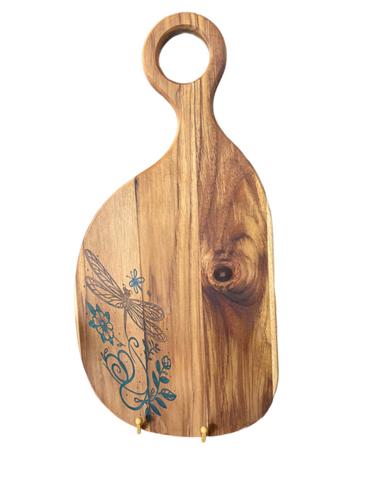 Teak Cutting/Serving Board Approximately 18"x8" (8025)