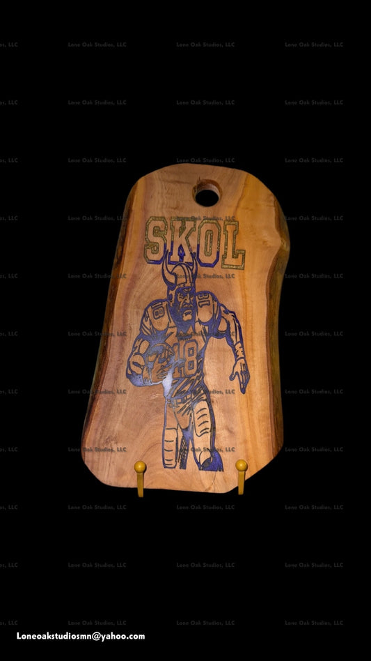 Olive Wood Live Edge Cutting/Serving Board #16525