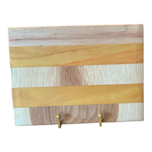 Cutting Board Approximately 9 1/4"x7" Hickory and Yellowheart (19325)